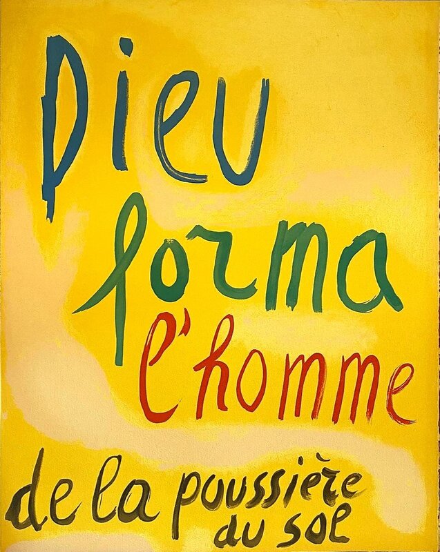 Dieu forma l'homme de la poussière du sol by André Lanskoy, 1966
