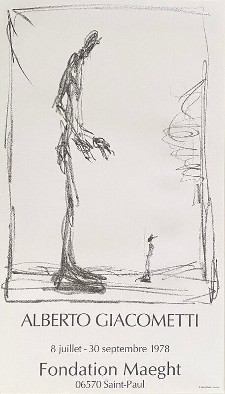 Dessin I d'Alberto Giacometti, 1978