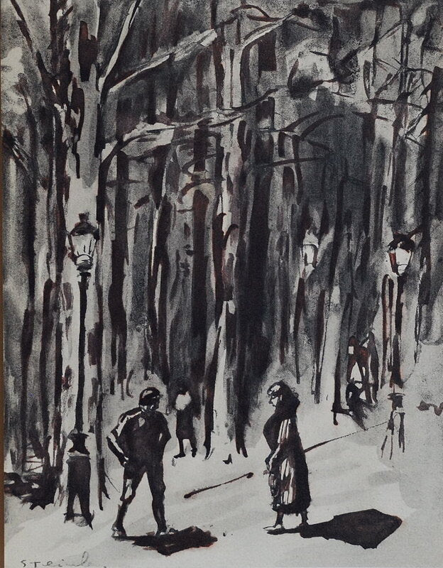 Steinlen et la rue by Théophile Alexandre Steinlen, 1930