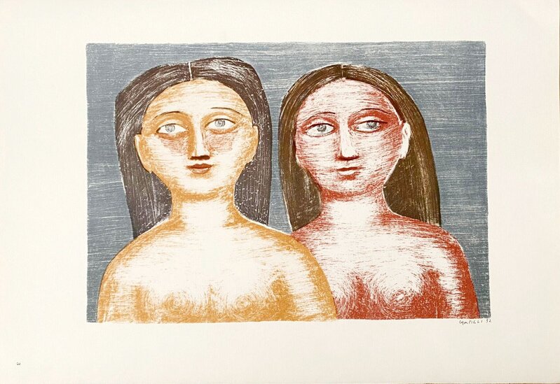 Capelli Sciolti by Massimo Campigli, 1965
