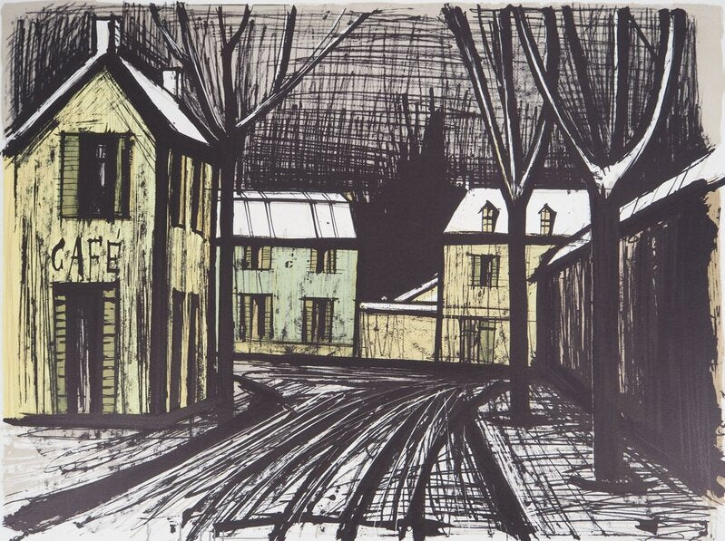 Village sous la neige by Bernard Buffet, 1981 (view 4)