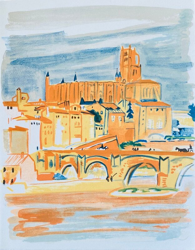 Mémoires d'un naïf : Cathédrale by Yves Brayer, 1967