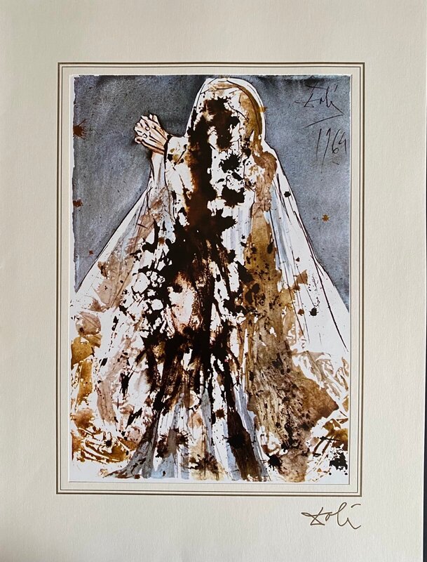 Martha confesses her faith in Christ (John 11:25-27) by Salvador Dalí, 1985