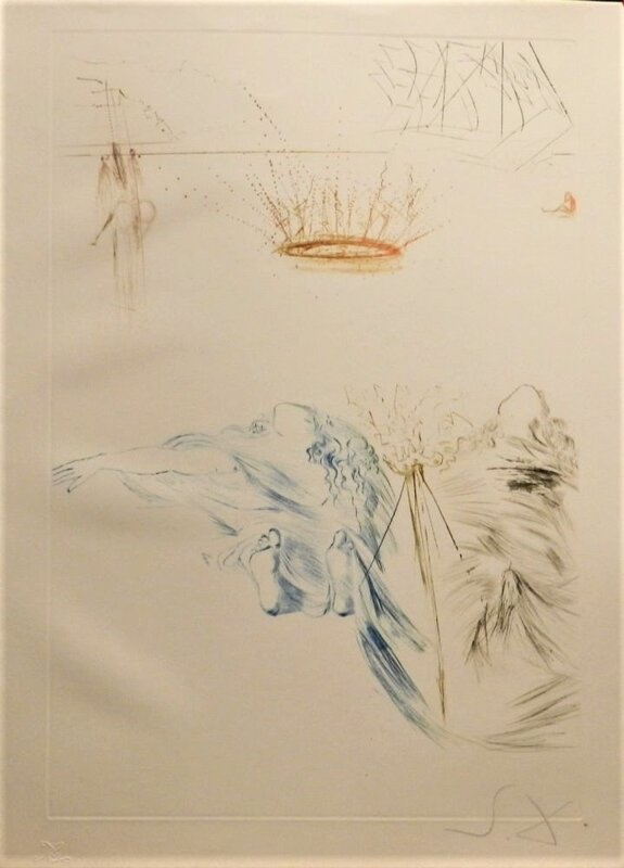 Tristan and Iseult : Tristan's Testament by Salvador Dalí, 1970