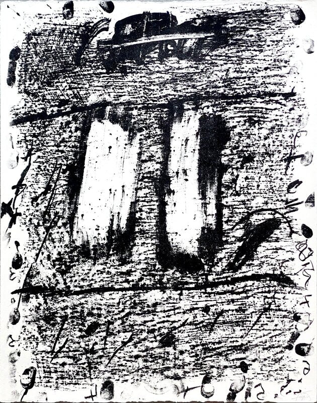 El circulo de piedra by Antoni Tàpies, 1970