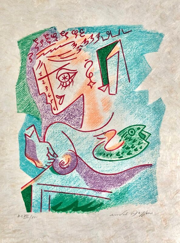 Une étoile de craie d'André Masson, 1973