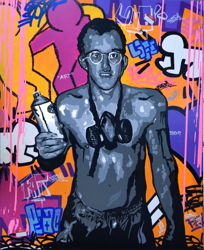 Keith Haring Print by FAT, 2019