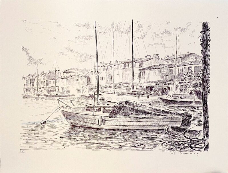 Port Grimaud de Serge Mendjisky, 1969