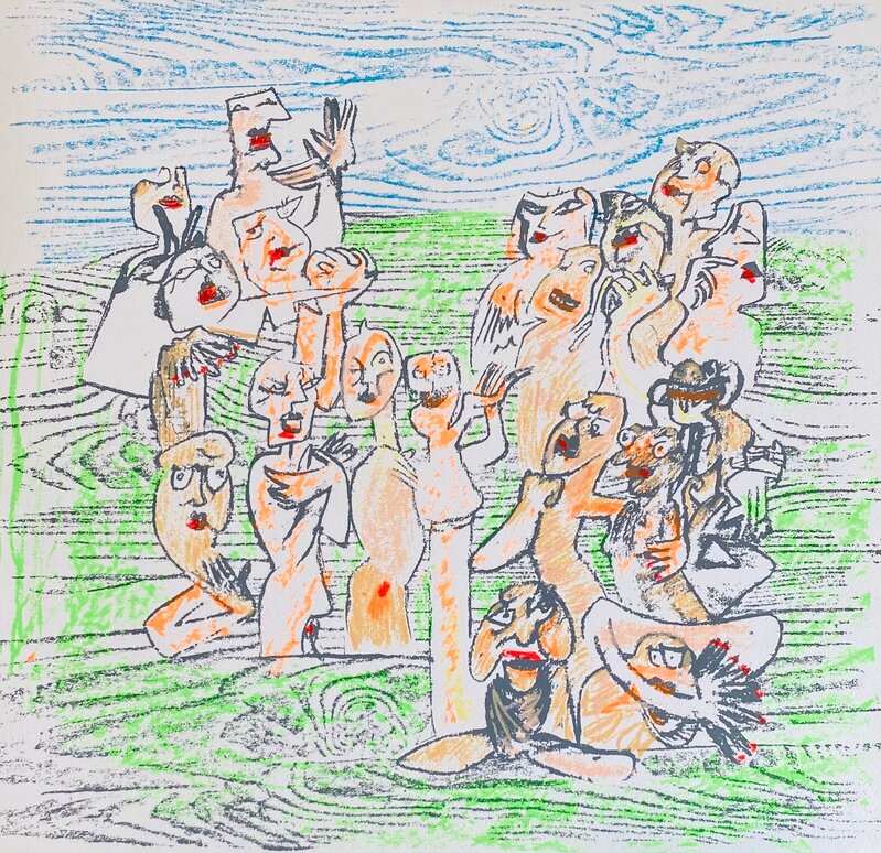 Musik-Foot by Roberto Matta, 1990
