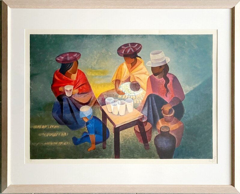 Le marché péruvien by Louis Toffoli, 1996