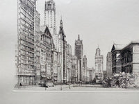 Chicago : Michigan Avenue n°1 de Donald Shaw MacLaughlan, 1931 (vue 2)