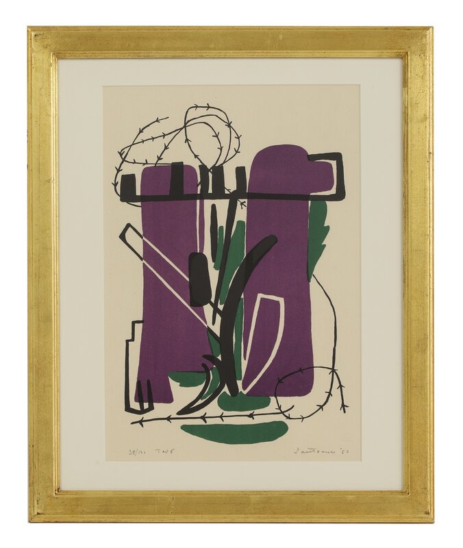 Campo sbarrato (Barred field) by Giuseppe Santomaso, 1950 (view 2)
