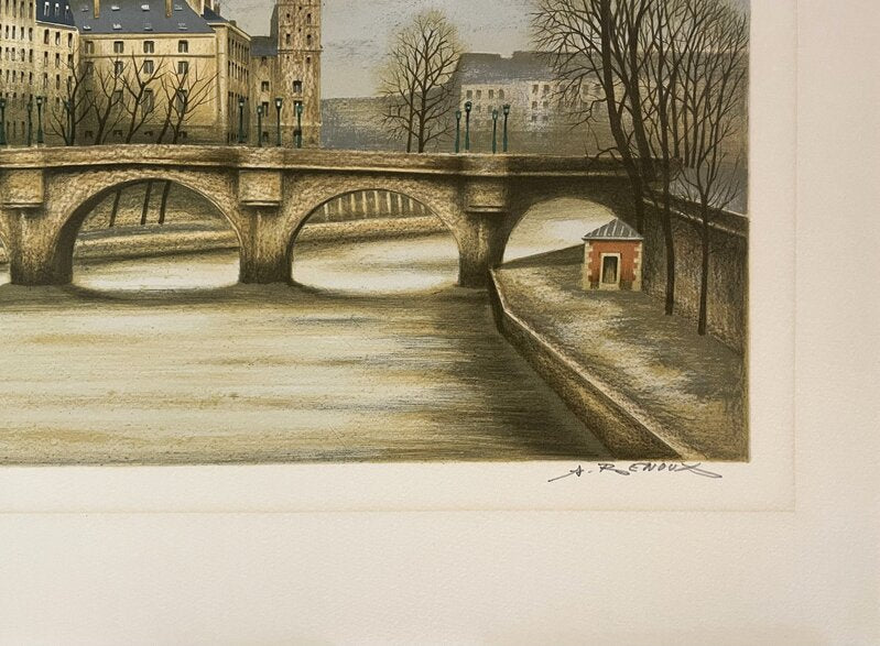 Le Pont-Neuf d'Andre Renoux, vers 1980 (vue 2)