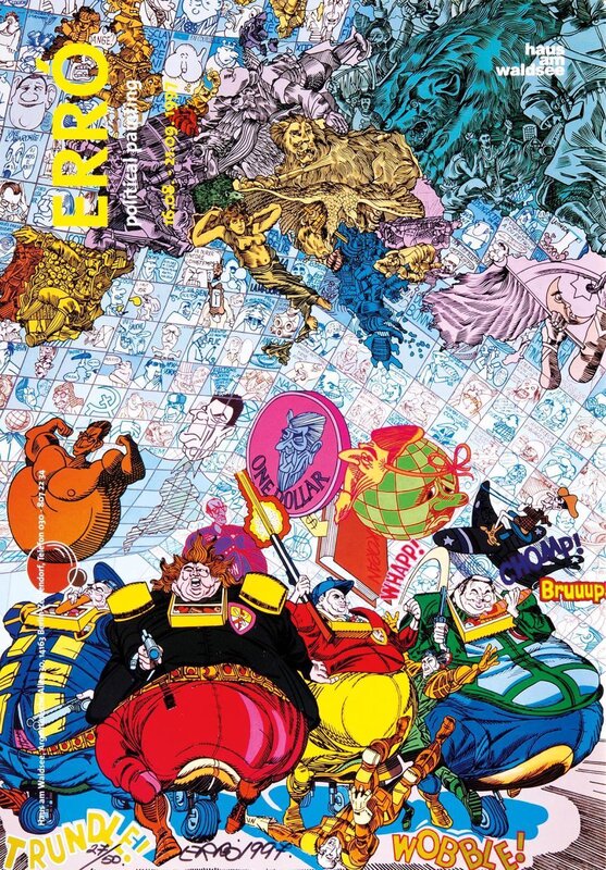 Political Painting d'Erró, 1997