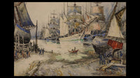Bateaux à quai by Frank-Will, c. 1920 (view 2)