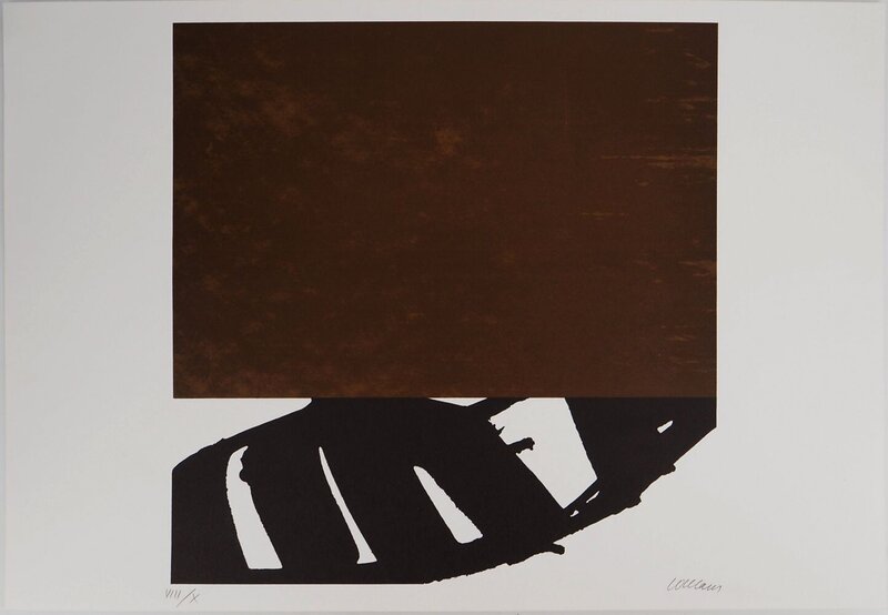 Lithographie N°43 by Pierre Soulages, 1995