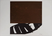 Lithographie N°43 by Pierre Soulages, 1995