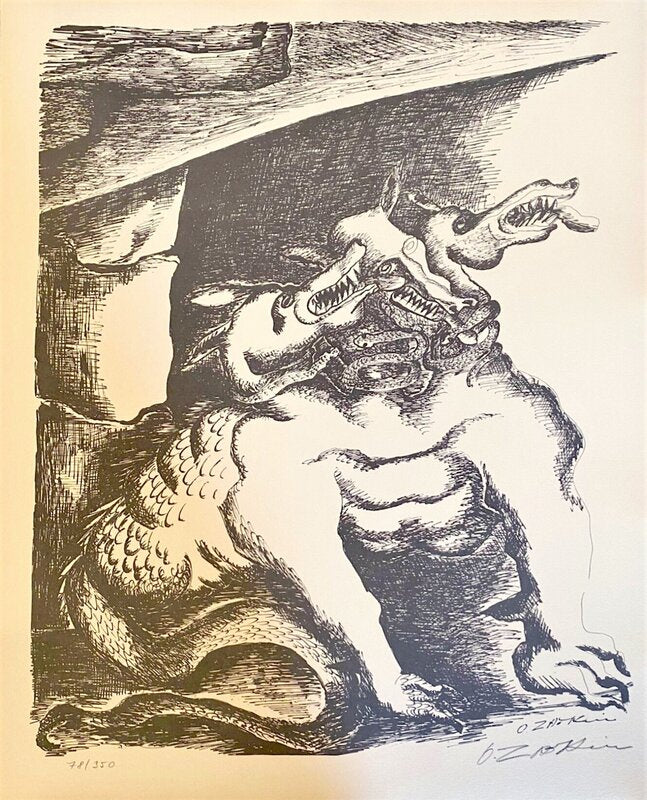 The Labours of Hercule - Cerberus d'Ossip Zadkine, 1960