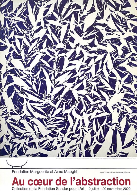 Au cœur de l’ abstraction by Simon Hantaï, 2022