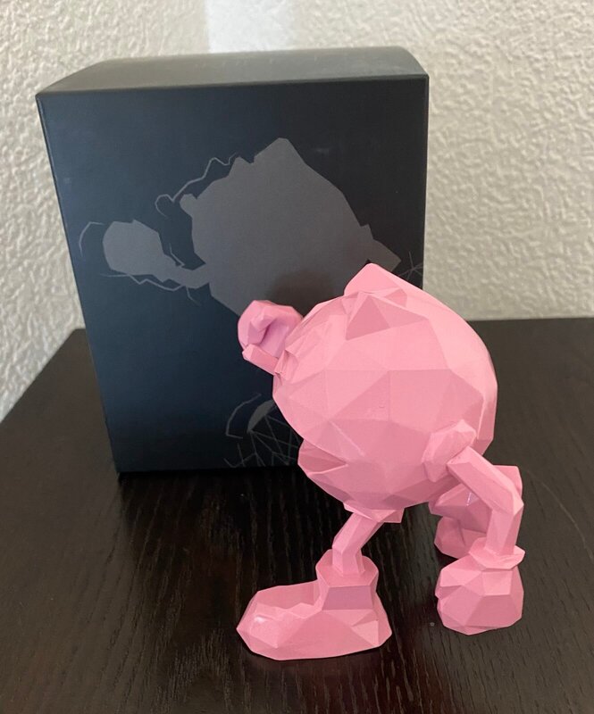 Pac Man Pink de Richard Orlinski, 2022 (vue 4)