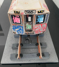 Wagon Graffiti d'Alberto Blanchart, 2023 (vue 3)
