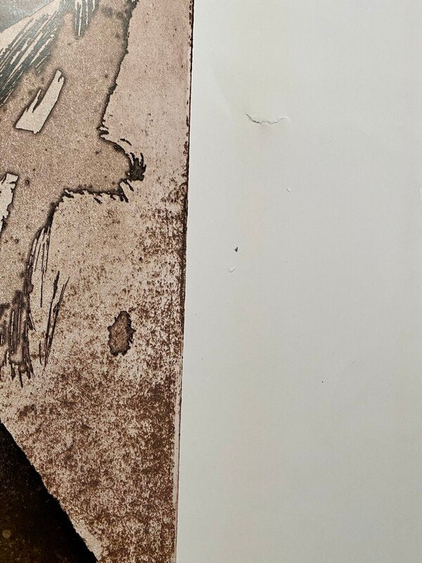 Gouachen-Originalgraphik by Antoni Tàpies, 1979 (view 4)