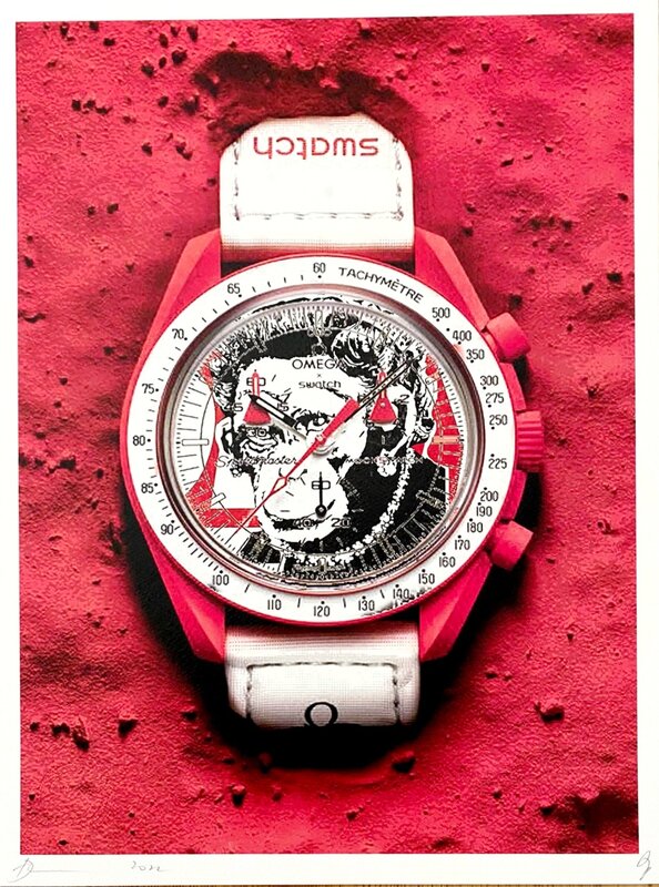 Swatch Red Monkey de Death NYC, 2022