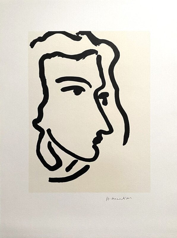 Nadia regardant à droite de Henri Matisse, 1994