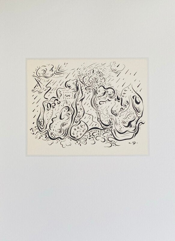 Les vieux souliers by André Masson, 1945