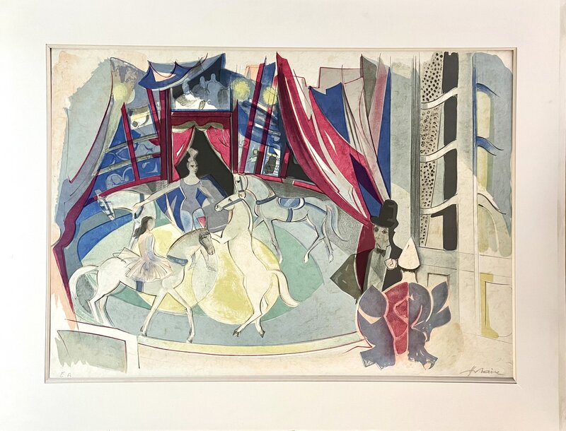 Le Cirque by Camille Hilaire, 1974
