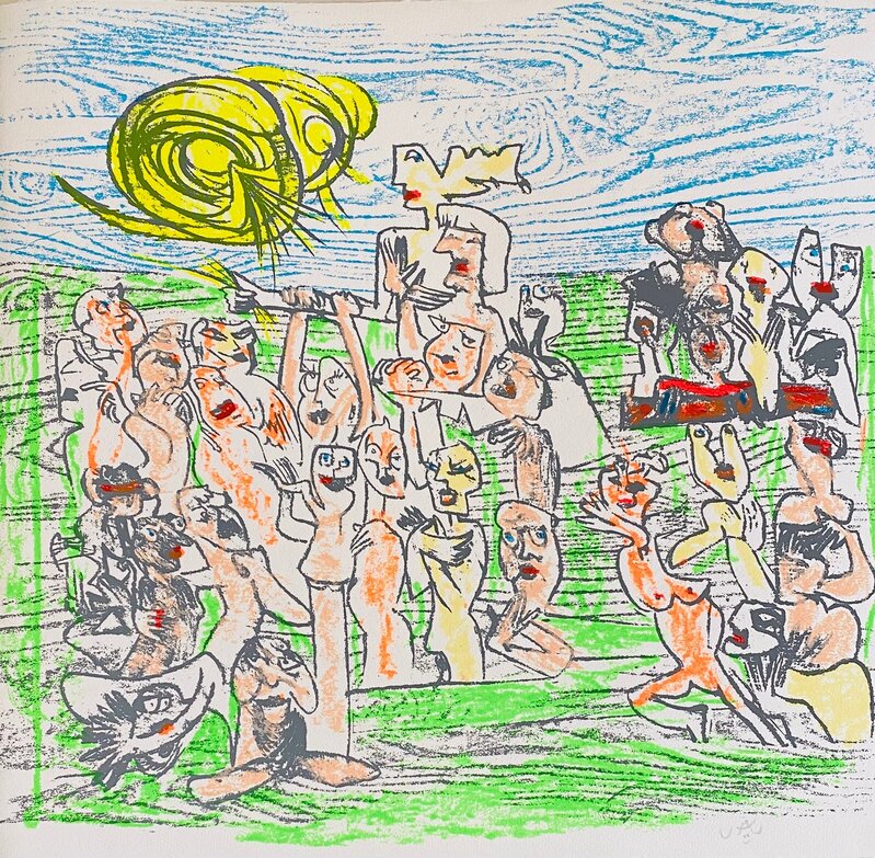 Musik-Foot by Roberto Matta, 1990