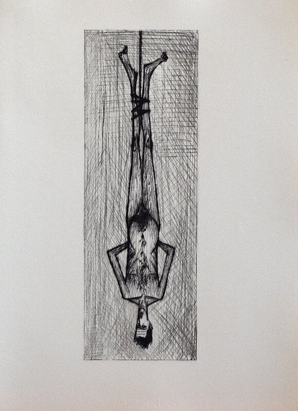 Les chants de Maldoror II de Bernard Buffet, 1952