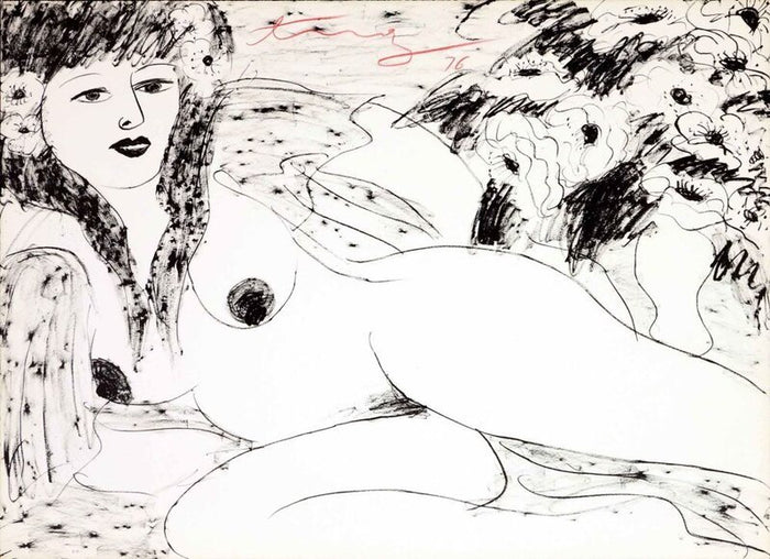 Nu by Walasse Ting 丁雄泉, 1976