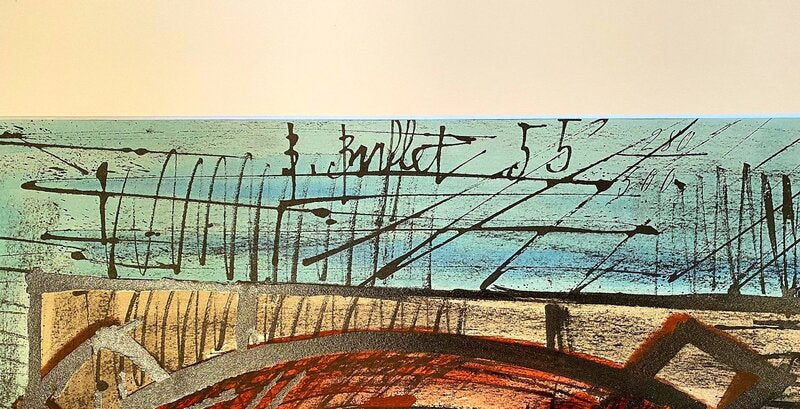 Nature morte aux œufs by Bernard Buffet, 1955 (view 3)