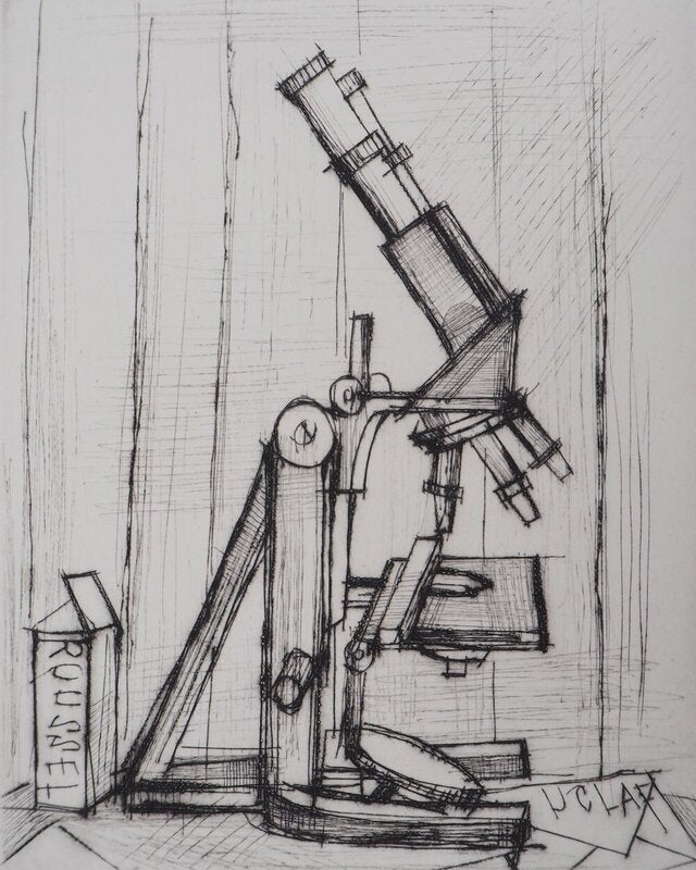 Microscope de Bernard Buffet, 1959 (vue 3)