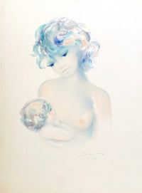 Jeune mère de Shan-Merry, vers 1990