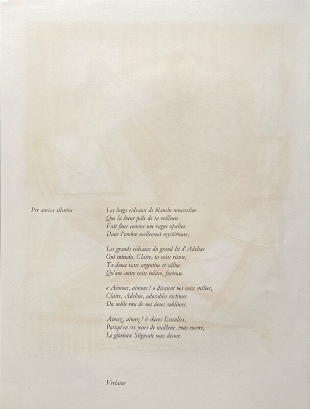 Per Amica Silentia by Bernard Buffet, 1970 (view 2)