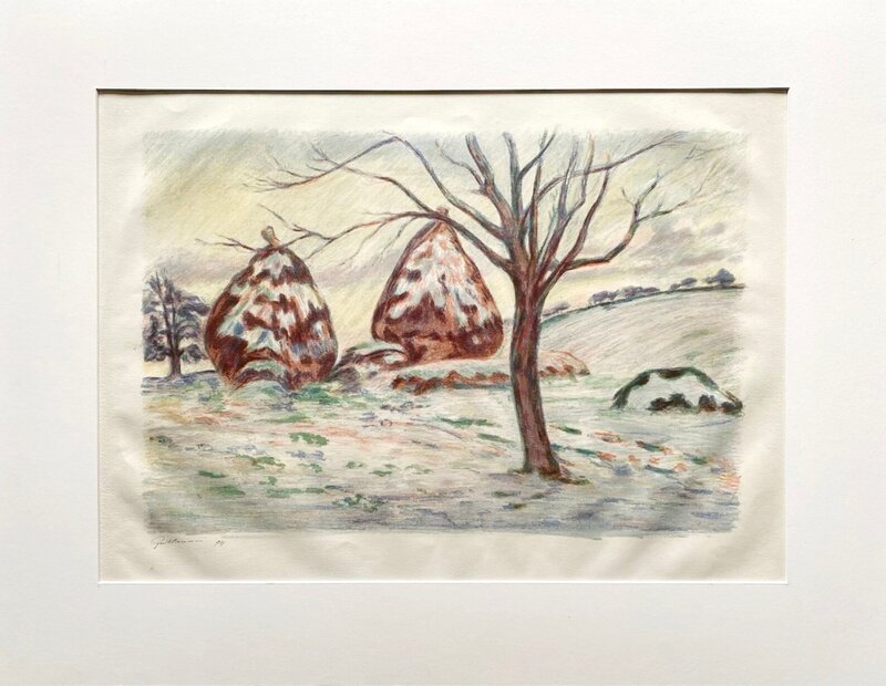 Les Meules en hiver à Palaiseau by Armand Guillaumin, 1898 (view 2)