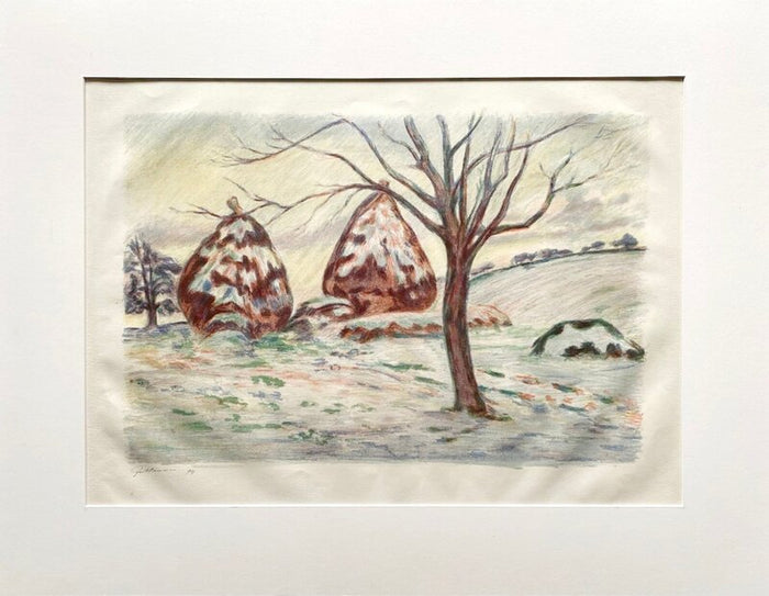 Les Meules en hiver à Palaiseau by Armand Guillaumin, 1898 (view 2)