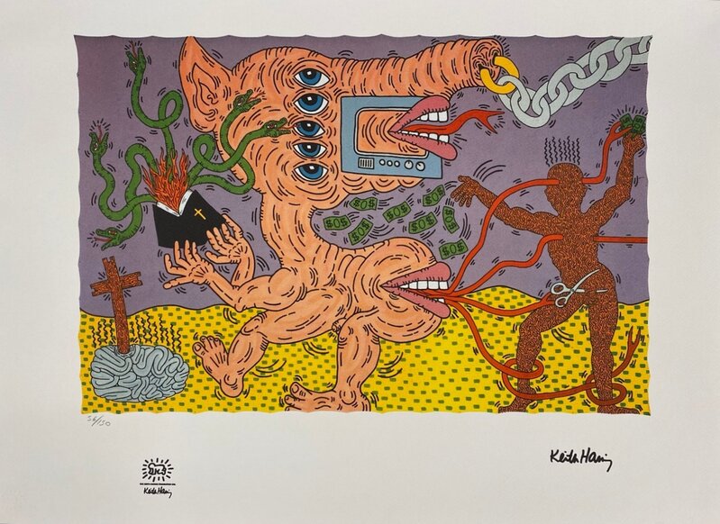 Untitled de Keith Haring, vers 1985