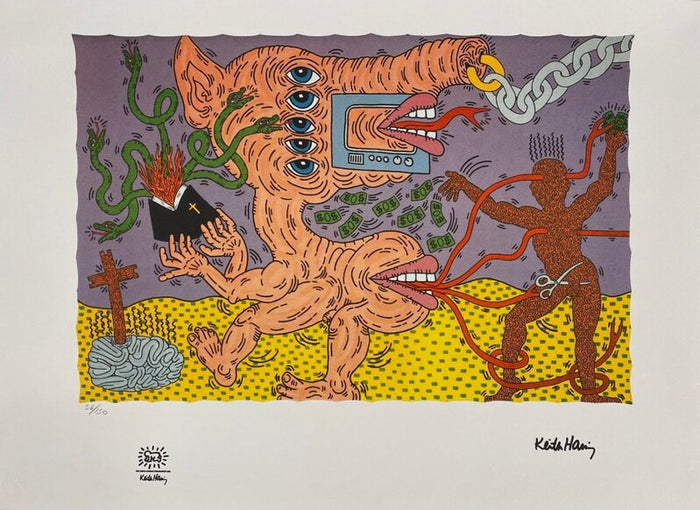 Untitled de Keith Haring, vers 1985