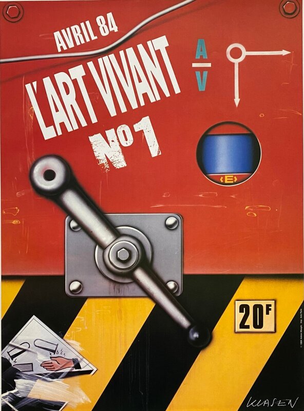 Art Vivant N°1 by Peter Klasen, 1984
