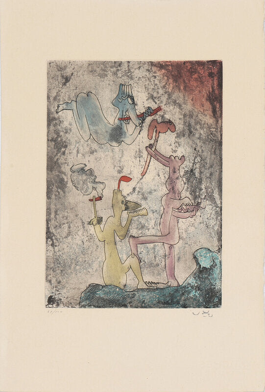 Vivante Mortalité by Roberto Matta, 1973