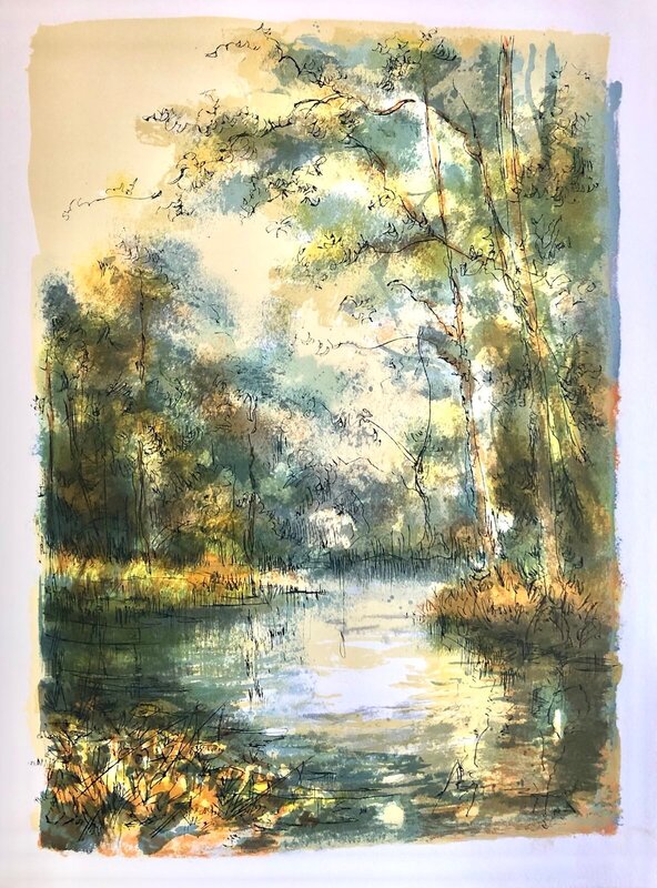 Forêt voisine by Théophile Alexandre Steinlen, 1970