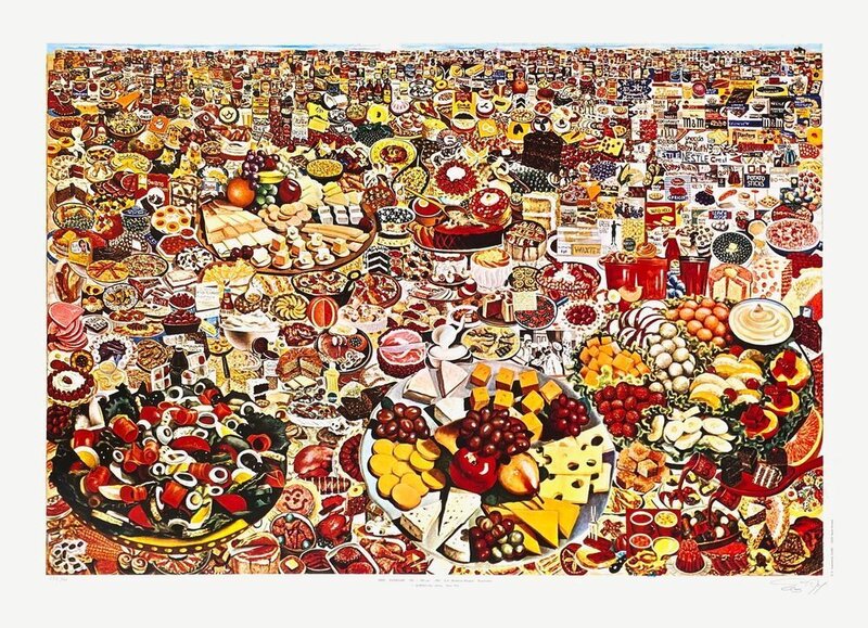 Foodscape d'Erró, 1974