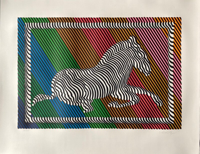 Zebra No. 3 de Victor Vasarely, 1984