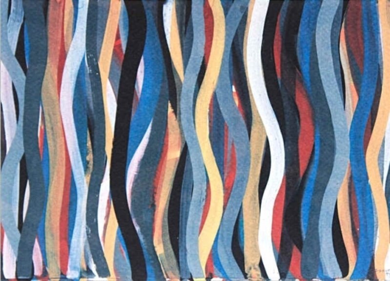 Brushstrokes: Horizontal And Vertical II de Sol LeWitt, 1996