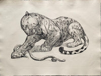 Jaguar et serpent de Paul Jouve, vers 1926