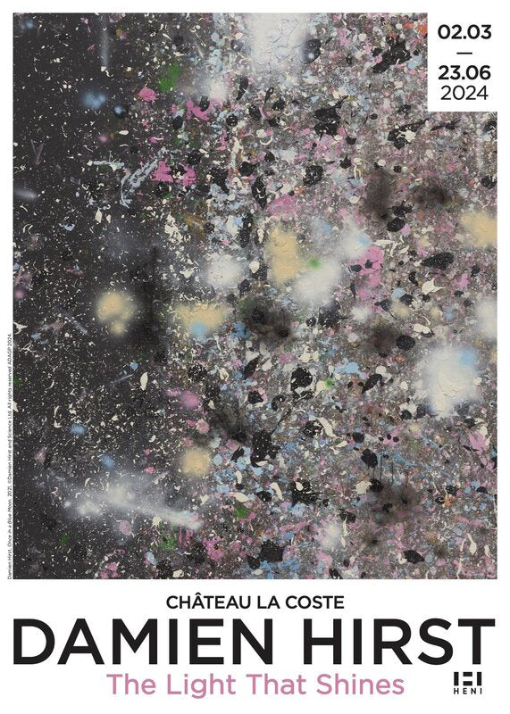 Hazy Star Clouds de Damien Hirst, 2024