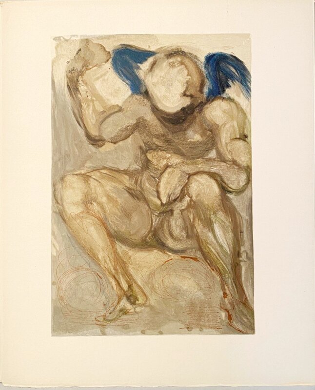 La Divine Comédie - Purgatoire 15 - L'Envie by Salvador Dalí, 1963